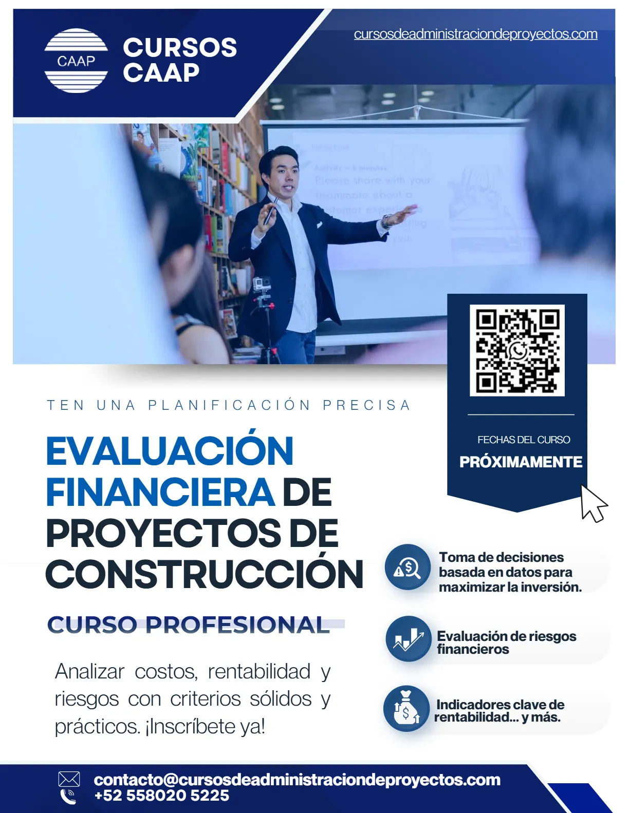 Evaluacion Financiera Proyectos flyer 2026